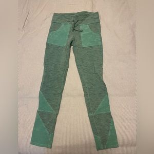 Free People sweatpants leggings - green